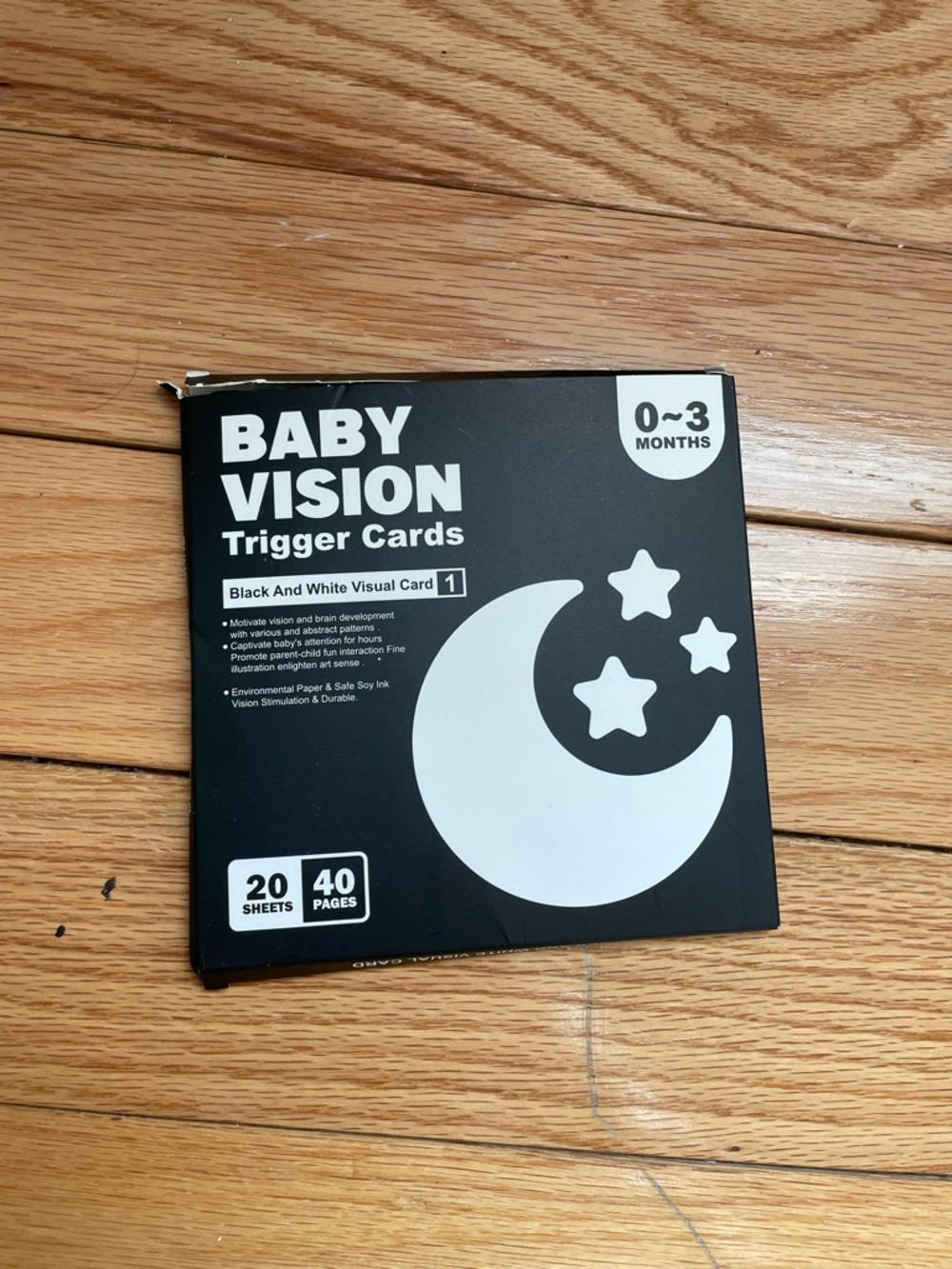 Baby Vision Trigger Cards - Black & White
